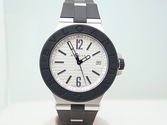Pre-owned BVLGARI DG40SV Diagono Automatic White Dial Mens Wristwatch, PD