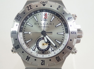 Pre-Owned BVLGARI GMT Diagono Professional GMT40S Chronometer Men's Automatic,MD