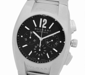 Pre-Owned BVLGARI Ergon Chrono Automatic Black Dial Men's Wristwatch EG40SCH, ML