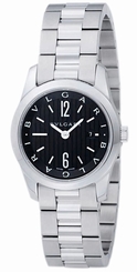 New BVLGARI Solotempo Quartz SS Black Dial Women's Wristwatch ST30BSSD, ML