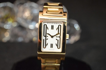LADIES BVLGARI RETTANGOLO RT39G SOLID 18K YELLOW GOLD LOWEST PRICE IN THE WORLD.