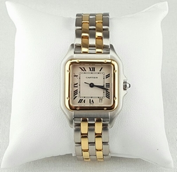 CARTIER PANTHERE 1100 LADY'S WRISTWATCH 18K/STAINLESS STEEL (PB1005025