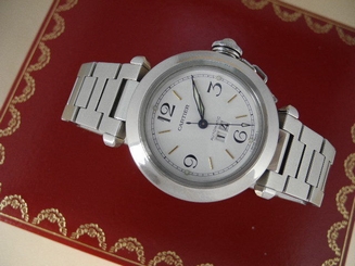 Pasha de Cartier Pasha Watch Box CARTIER PASHA 35 Watch Unisex With Box