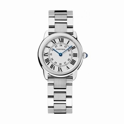 NEW Cartier Ronde Solo Small Ladies Quartz Watch with Bracelet - W6701004 7612456632198