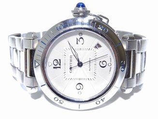 Pasha De Cartier 2379 Stainless Steel Automatic Beautiful Swiss Made Watch