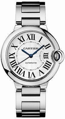 New Cartier Ballon Bleu 36mm Women's Midsize Steel Watch W69011Z4 639767605205