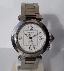 CARTIER Pasha C Steel Automatic Unisex size 35mm Watch stainless steel.