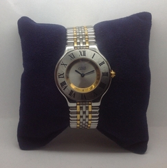 Ladies Cartier Must de Cartier 21 Two-tone Watch Ref #1330