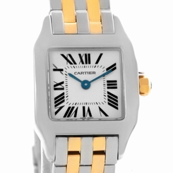 Cartier Santos Demoiselle Steel Yellow Gold Watch W25066Z6 Box Papers 7612456269882