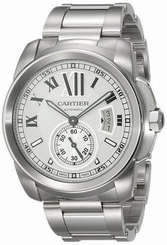 Cartier Calibre de Cartier 42mm Steel Men's Watch W7100015 7612456709036
