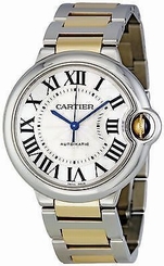 Cartier Ballon Bleu 36mm Steel Women's Watch W6920047 7612456620881