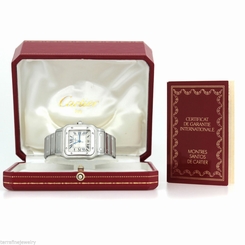 Cartier Santos Galbee Stainless Steel 1564 Unisex Quartz 29mm watch