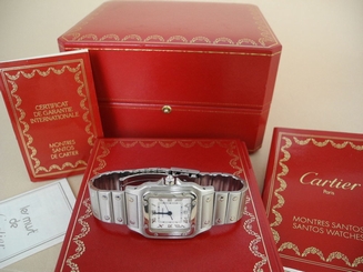 Mens Cartier Santos Watch Beautiful Man Cartier watch Cartier W/Box & Papers