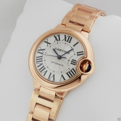 CARTIER Ballon Bleu w6920068 Automatic 18kt Rose Gold NEW Ret: $22,500 7612456782374