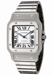 Cartier W20098D6 Santos Galbee XL 46MM Silver SQ Dial Men Steel Watch New Orig 7612456303258