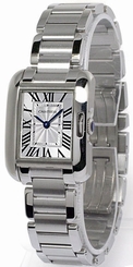 Cartier Tank Anglaise Small Silvered Flinqu�� dial Women Watch W5310022 New Orig 7613268284407