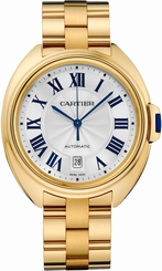 Cle De Cartier Automatic 40mm 18kt Yellow Gold WGCL0003 Brand NEW Ret: $31,600