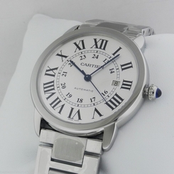 Cartier Ronde Solo Quartz White Dial Stainless Steel X-LARGE W6701011 Ret: $3750 7612456835544