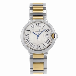 Cartier Ballon Bleu W6920047 Stainless Steel & Gold Automatic Men's Watch 7612456620881