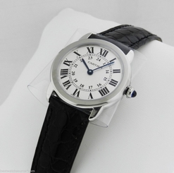 Cartier Ronde Solo Quartz White Dial Stainless Steel w6700155 Ret: $2,500 7612456318221