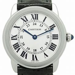 Used[A] Watch Women Cartier Rondosoro SM W6700155 Quartz SS / leather J8O