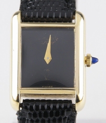 Vintage Must de Cartier 18k Yellow Gold Electroplated Women's Quartz Watch