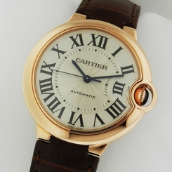 Cartier Ballon Bleu 36mm w6900456 18k Rose Gold Automatic Brand NEW Ret: $13,100 7612456382024