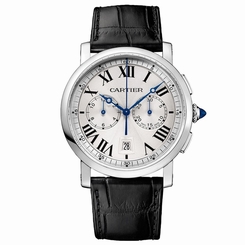 NEW Cartier Rotonde Silver Dial Steel 40mm Ref-WSRO0002
