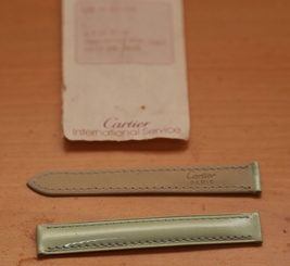 Cartier watch strap 14mm width - new - light green