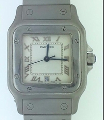 CARTIER SANTOS STEEL MENS AUTOMATIC WATCH - GREAT TIME PIECE - LUXURY 7612456211799
