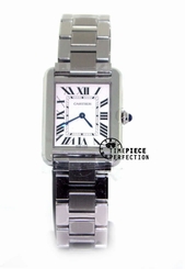 Cartier Tank Solo Ladies Stainless Steel Watch w5200013 7612456632167