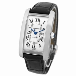 CARTIER 18K White Gold Large Tank American XL w2603256 American Box Warranty