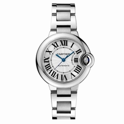 Cartier Ballon Bleu Automatic Silver 33mm Steel Ladies Watch W6920071 BUY NOW! 845960039222