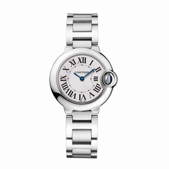 NEW CARTIER Ballon Bleu Ladies Stainless Steel Small Model Watch W69010Z4 7612456341434