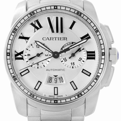 Cartier Calibre Stainless Steel Chronograph Mens Watch W7100045 587421315864