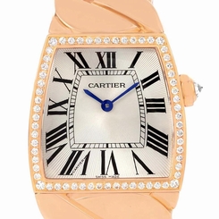 Cartier La Dona 18K Rose Gold Diamond Large Ladies Watch WE601008