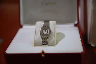 CARTIER SANTOS DEMOISELLE LADIES ,W25064Z5,STAINLESS STEEL,CARTIER BOX, warranty 7612456269868
