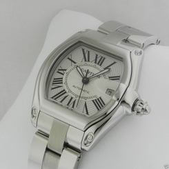 CARTIER Roadster Mens Automatic Stainless Steel w62025v3 Ret: $7,300 7612456266195