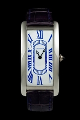 MINT CARTIER TANK CINTREE 2843 PLATINUM 39/50 EXAMPLES MADE WITH BOX AND PAPERS