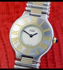 CARTIER MUST DE 21C 18K Gold Plated (1990s)