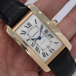Cartier Tank Americaine XL "Jumbo" 18k Rose Gold W2609856