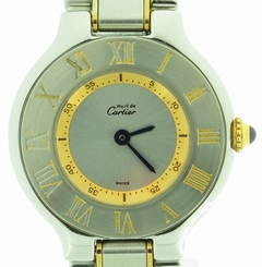 ?Cartier Must 21 Steel & 18K Gold Quartz Ladies Watch 28mm Ref. 1340