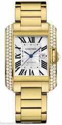 CARTIER Tank Anglaise MEDIUM 18kt Yellow Gold AUTHENTIC wt100006 Ret: $53,000