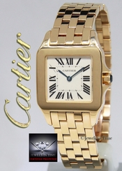 Cartier Santos Demoiselle 18k Yellow Gold Ladies Quartz Watch Box/Papers 2702