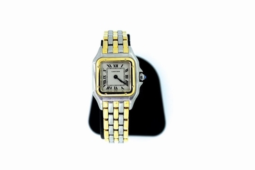 CARTIER PANTHERE GOLD STEEL LADY"S WATCH