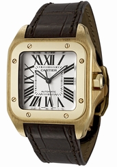 CARTIER Santos 100 Solid Gold Automatic Watch W20112Y1 RRP ��14900 - BRAND NEW