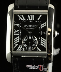Cartier NEW Tank MC W5330004 Stainless Steel Leather Box/Papers/Warranty #CA50