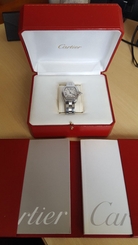 Ladies Cartier Roadster Stainless Steel Watch , Ref W62016V3 , 7612456261527