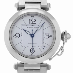 Cartier Pasha W31074M7 Stainless Steel Automatic Ladies Watch 7612456290183
