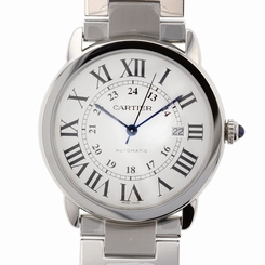 NEW Cartier Ronde Solo Stainless Steel Mens Automatic Watch W6701011 BUY NOW! 7612456835544